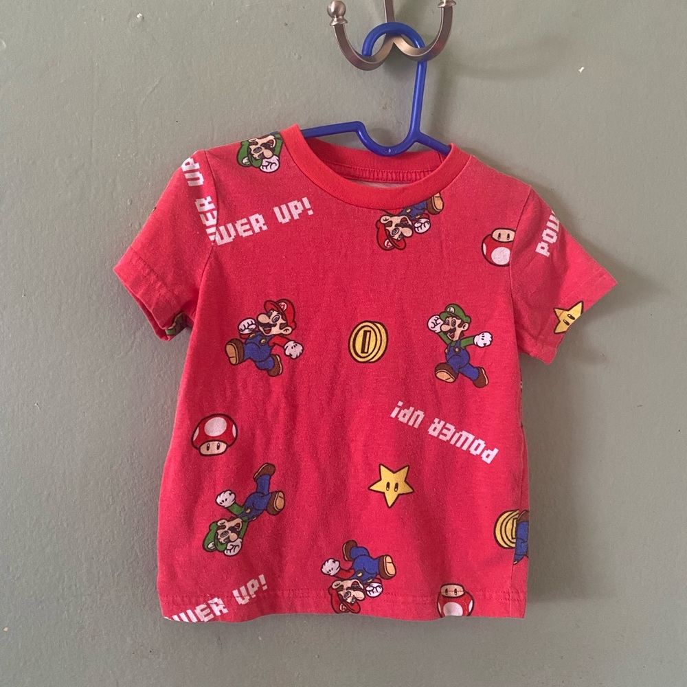 Super Mario Power Up Graphic Tee